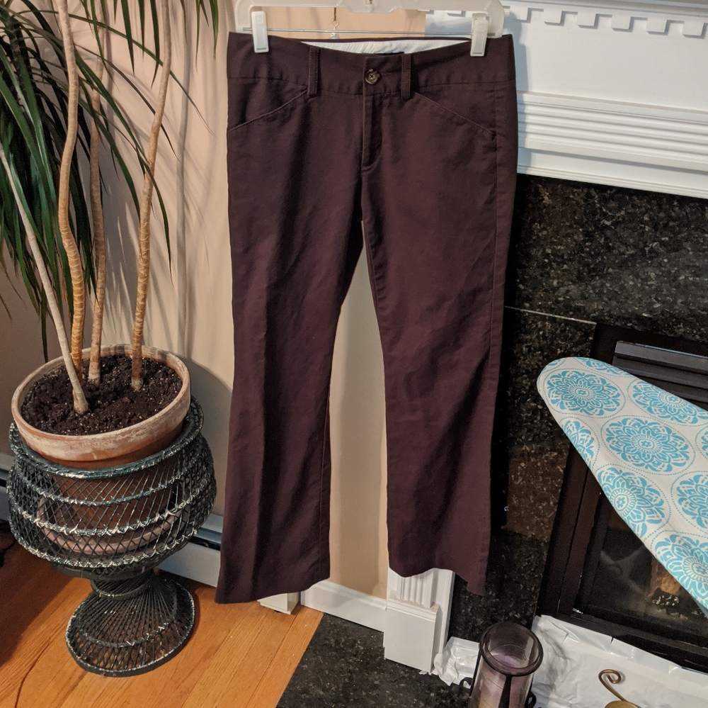 Banana republic chocolate brown pants - Picture 2 of 5